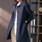 Elegant trenchcoat med enkelt knap til kvinder