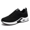 Chaussure de sport noire en maille respirante pour homme