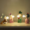 Lampada da tavolo decorativa a forma di bambina con lampadina integrata