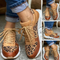Pantofi sport maro cu imprimeu leopard pentru femei