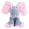 Peluche Éléphant Gris et Rose pour Enfants