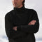 Μαύρο ζιβάγκο πουλόβερ για άνδρες