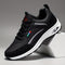 Chaussure de sport noire pour homme avec semelle amortissante