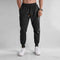 Pantaloni de trening negri pentru bărbați cu buzunare și șnur