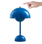 Lampada da tavolo blu design moderno con interruttore touch