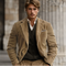 Beige Corduroy Jacket for Men