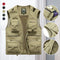 Gilet d'été multi-poches léger pour homme - Veste sans manches respirante pour randonnée, pêche, camping et voyage